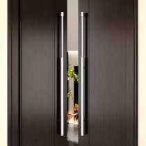 Glass door sliding single and double door handle hotel box hotel custom door handle solid wood door pair handle