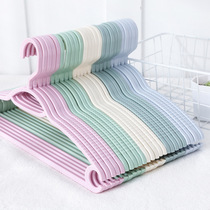 Hangers Non-trace household drying clothes support shoulder angle non-slip hanging drying clothes support Plastic cold hangers wide shoulder drying racks