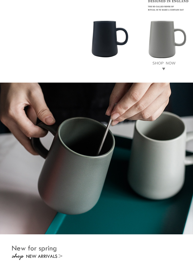 Ins creative picking lovely move trend ceramic cup keller of coffee cup suit small European - style key-2 luxury