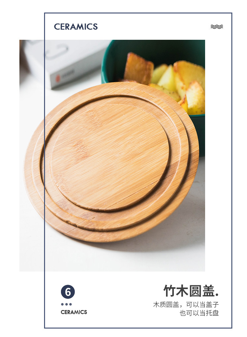 Web celebrity northern wind household ceramic bowl of noodles for breakfast rainbow such as bowl with the handle large baking bowl of tableware individual creative move