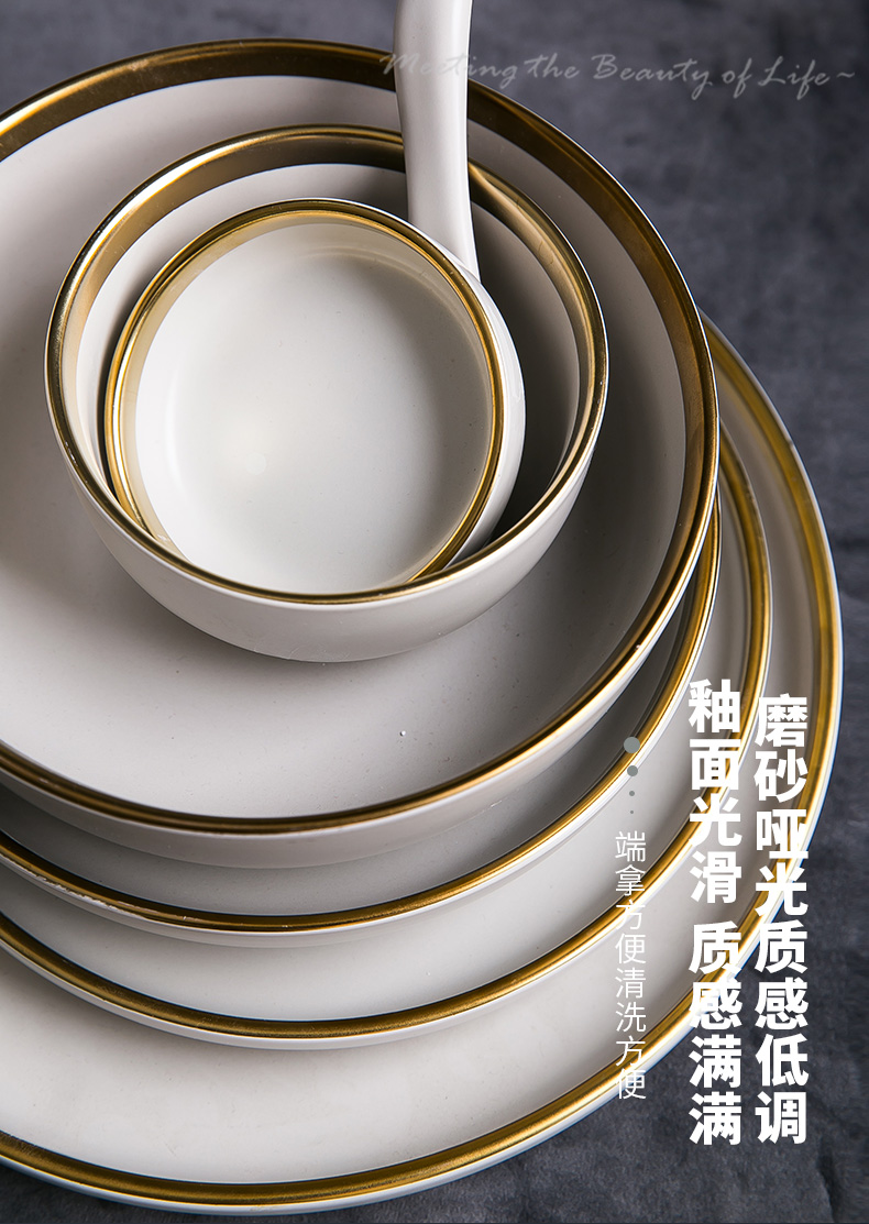 Creative use of a single mercifully rainbow such use large soup bowl rainbow such use ceramic dishes move household tableware suit plates northern Europe
