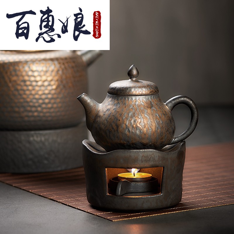 (niang gold boiled tea tea stove furnace temperature ceramic based alcohol furnace, kettle heating insulation base kunfu tea