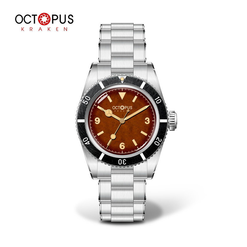 Octopus Kraken Octopus Retro Vintage Small Dial Diving Mechanical Watch Waterproof Luminous Octopus Kraken Octopus Retro Vintage Small Dial Diving Mechanical Watch Waterproof Luminous