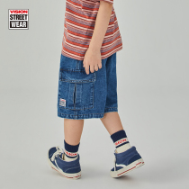 VISION Street Wear Men and women Childrens cotton Cotton Jeans 50% Pants Children Dress 22 Spring New