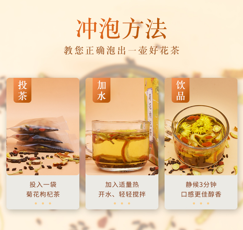 【玉峡群】菊花枸杞茶正品养生茶120g