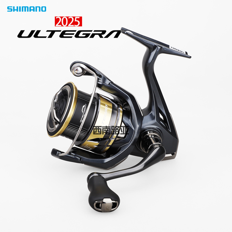 Shimano 25 Models Ultegra Spinning Reel Fishing Reel for Long-Distance Casting, Saltwater Resistant