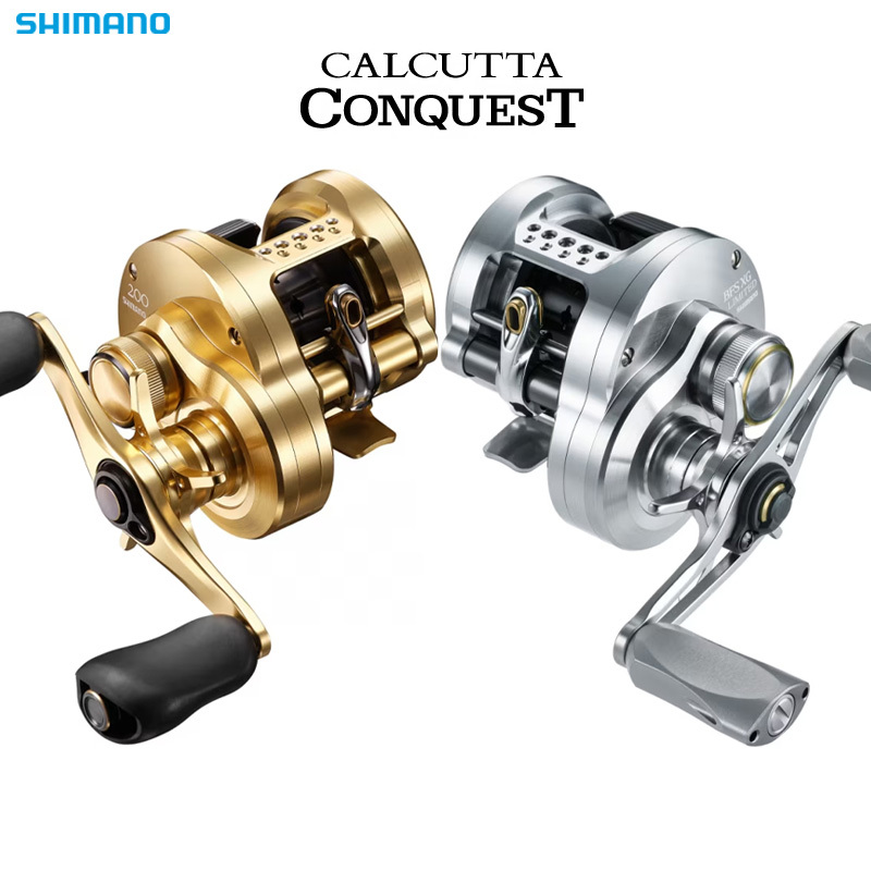Shimano 26 Models Cq Bfs Small Gold Reel Cq Dc Drum Reel for Micro-Fishing, Black Fishing, General-Purpose, Long-Distance Casting Lure Reel