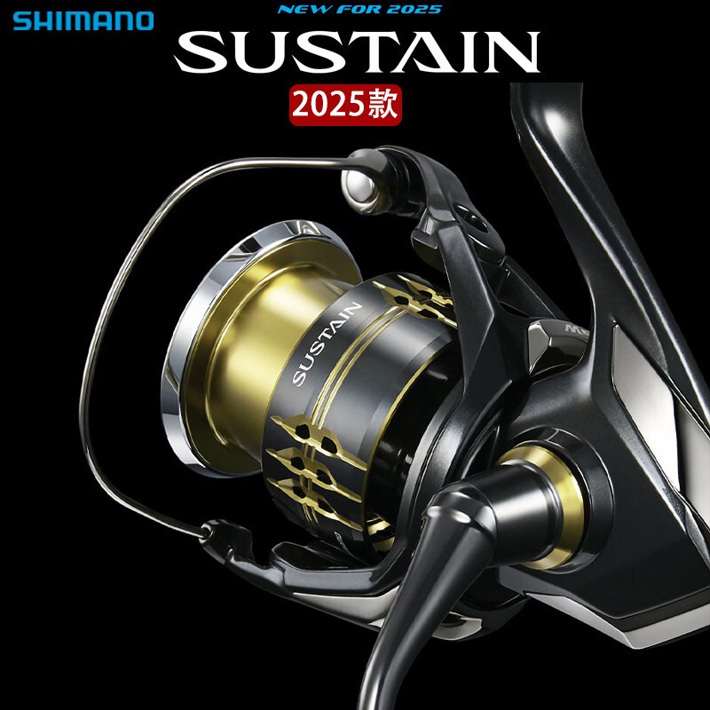 Shimano 25 Models Sustain Spinning Reel Lightweight Long-Casting Lure Reel Imported Fishing Reel