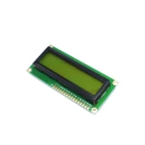 Желто-зеленый экран 1602 LCD1602A LCD-1602-5V 5V черный шрифт подсветка