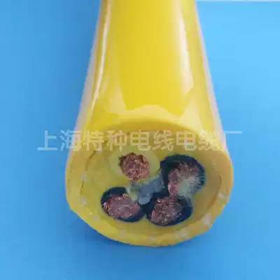 Polyurethane PUR double sheathed open pit mine reel cable 3*120 1*95 shield machine scraper cable