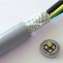 Flexible CNC equipment special cable TRVVP4 * 0 75 1 0 1 5 gray automation equipment drag chain line