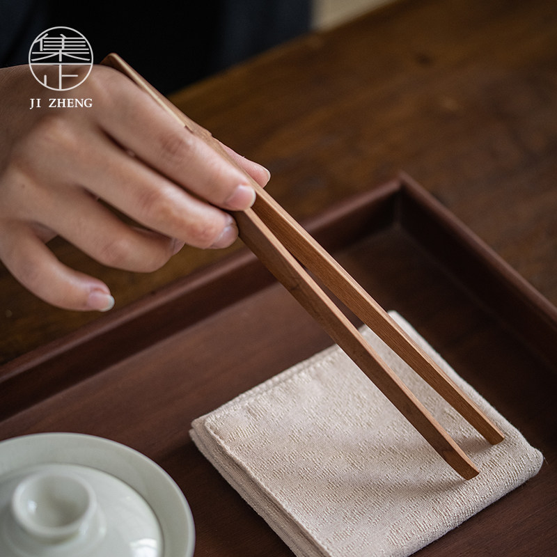 Episode Positive Hand Old Bamboo Bronze Nail Tea Clip Kung Fu Tea With Tea Dao Six Gentleman Tea Cup Clips Home Anti-Slip Wash Cup Clip-Taobao