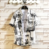 Японская летняя модная трендовая рубашка, элитная куртка, короткий рукав