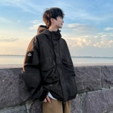 Мужская осенняя куртка, в американском стиле, большой размер