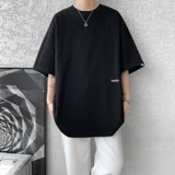 Бамбуковая хлопковая шелковая футболка с коротким рукавом, из хлопка и льна, большой размер