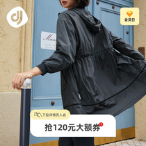 Focus Sports Jacket Women Fall Casual Lianhood Loose long style Wind Clothes Fashion New Trends 100 Hitch