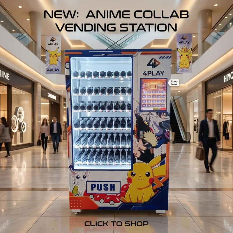 Pokémon Card Vending Machine, Blind Box Figurine Toy Vending Machine, Cultural and Creative Souvenir Fridge Magnet Vending Machine