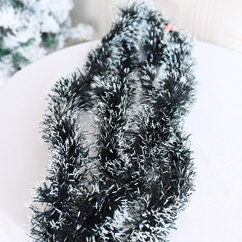 Christmas decorations Christmas tree hanging decoration colourful strips 2 milla flower hairbrush bar shop windows Christmas Eve arrangement photo props