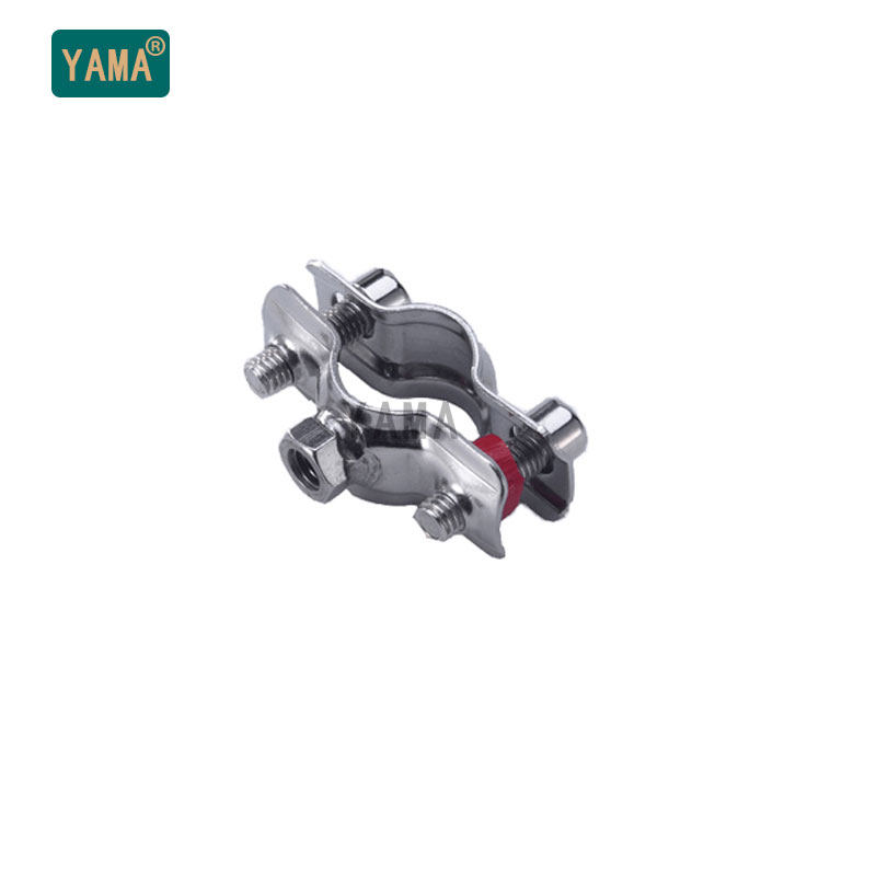 M8 nut pipe bracket 304 stainless steel M8 expansion screw fixing 4 water splitting pipe holder gas thread adjustable-Taobao