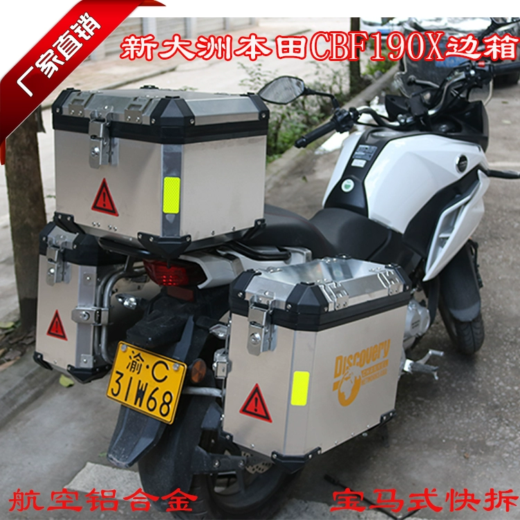 Sundiro Honda Warhawk CBF190X bên nhôm hộp phía sau hộp CB190R bên xe máy phát hành nhanh chóng
