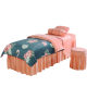 Weihui Crystal Velvet Massage Beauty Bedspread Set of Four European SPA Therapy Beds ຮ້ານເສີມສວຍສາມາດປັບແຕ່ງໂລໂກ້