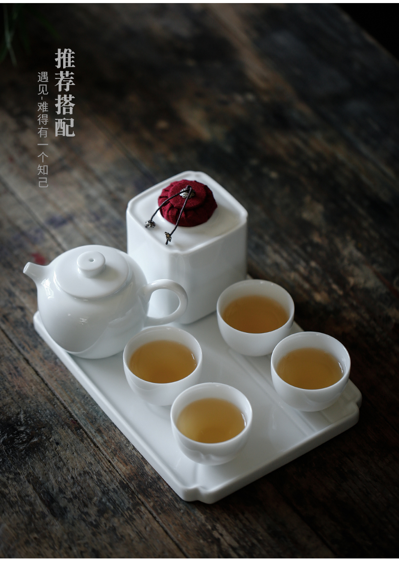 ShangYan portable caddy fixings ceramic seal tank household who was orange tea, puer tea packaging small POTS