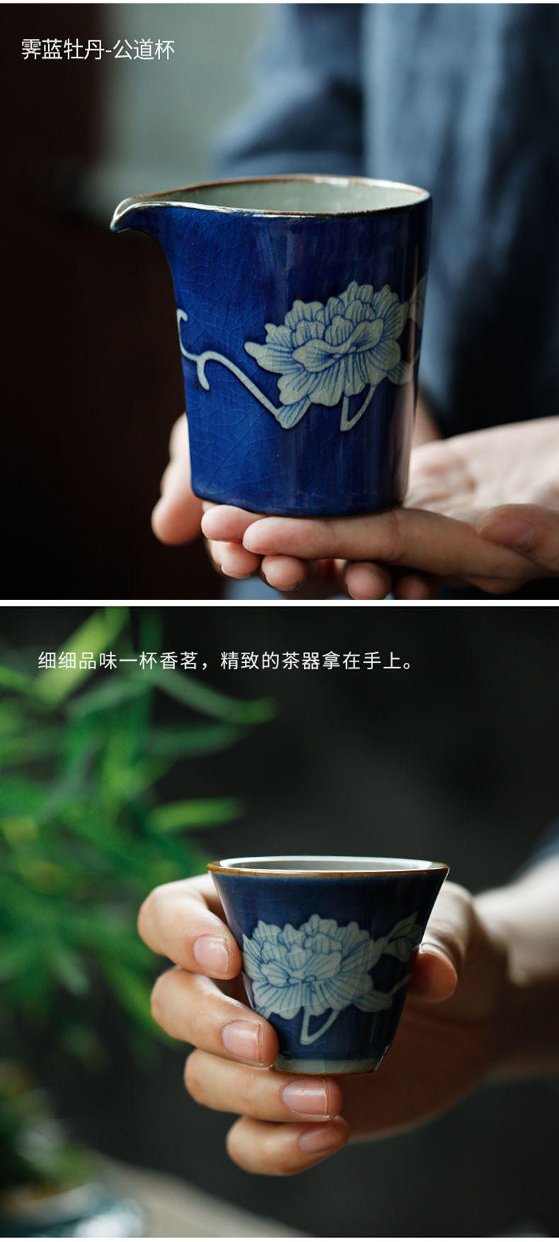 ShangYan kung fu tea set suit household contracted small tea set girder of blue and white porcelain pot cup restoring ancient ways is a complete set of the teapot
