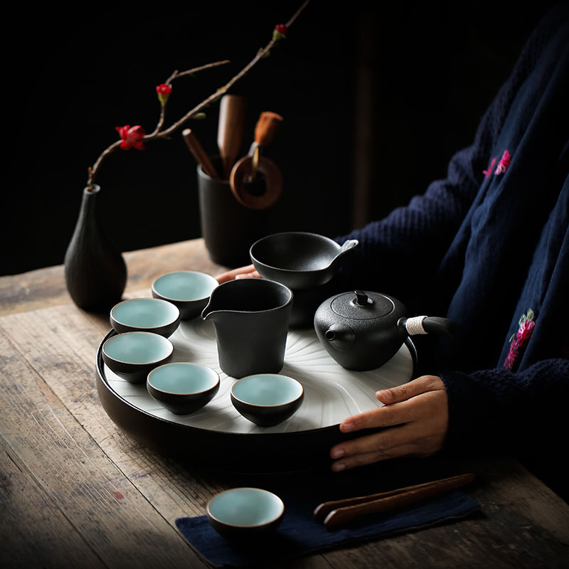 ShangYan ShangYan ceramic fair keller of black tea is contracted a Japanese male cup points coarse sea archaize ceramic tea cup)