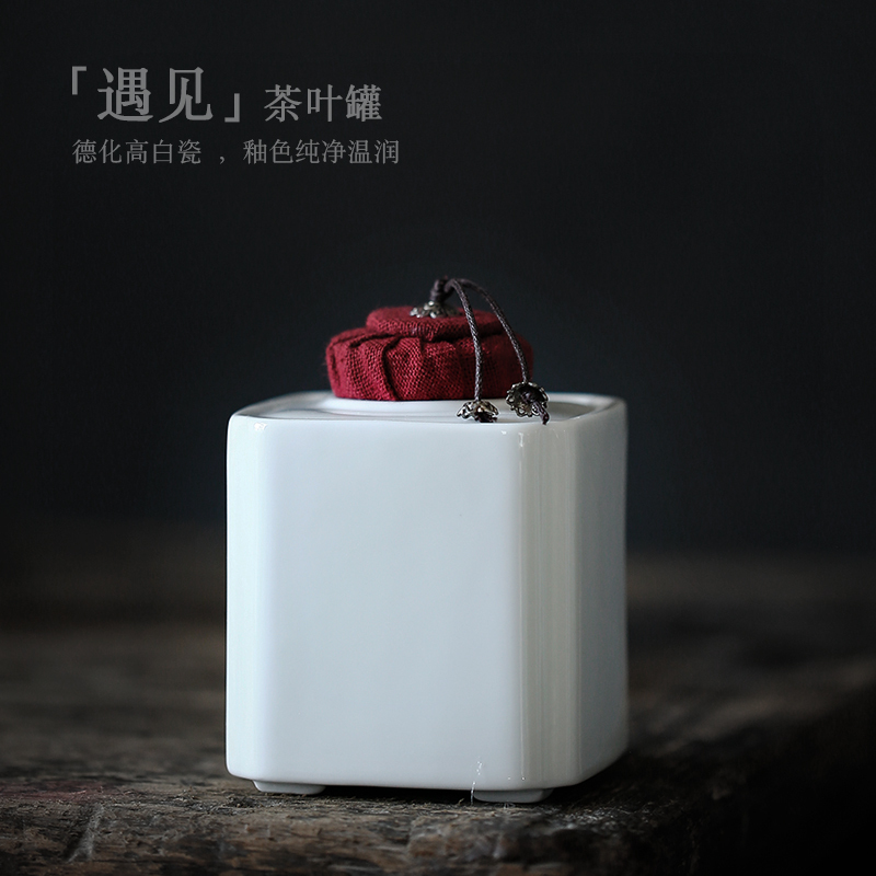 ShangYan portable caddy fixings ceramic seal tank household who was orange tea, puer tea packaging small POTS