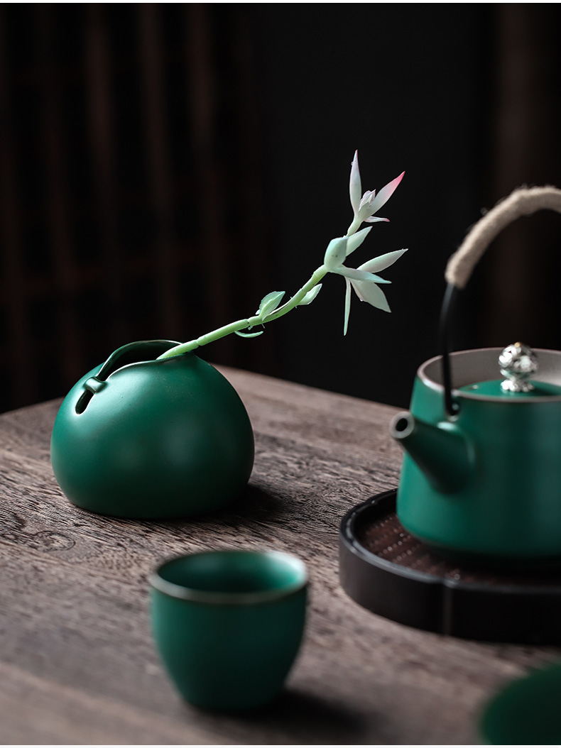 ShangYan ceramic flower implement small vase restoring ancient ways is a Japanese tea taking accessories creative home furnishing articles hydroponic cheongsam receptacle