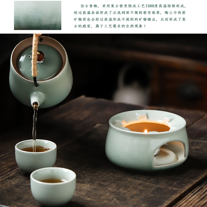 ShangYan ceramic tea sets, small household contracted kung fu tea tea tray of a complete set of the sitting room with tea suit modern