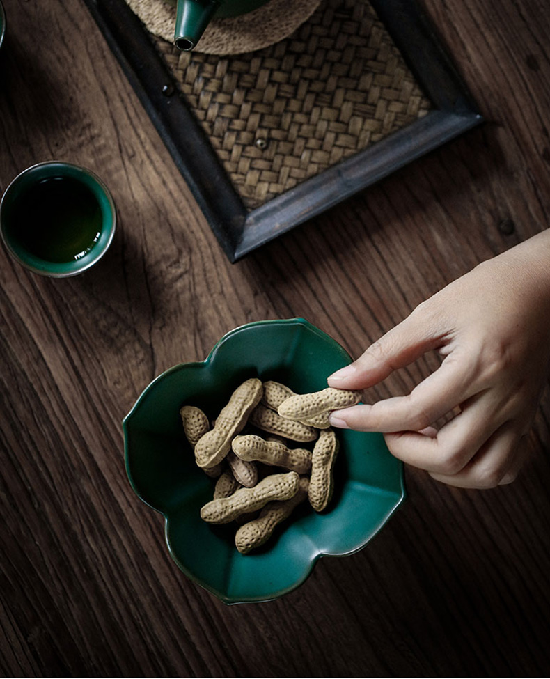 ShangYan Japanese high tea tray was creative snack plate dry fruit tray ceramic snack serving tea accessories tray