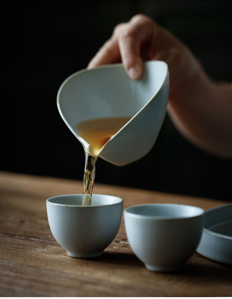 ShangYan Japanese tea tray was creative snack plate dry fruit tray ceramic snack serving tea accessories the nut plate