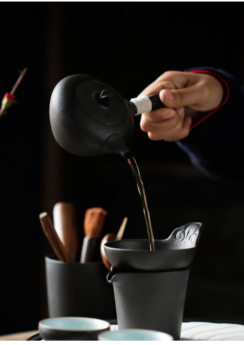 ShangYan ShangYan ceramic fair keller of black tea is contracted a Japanese male cup points coarse sea archaize ceramic tea cup)