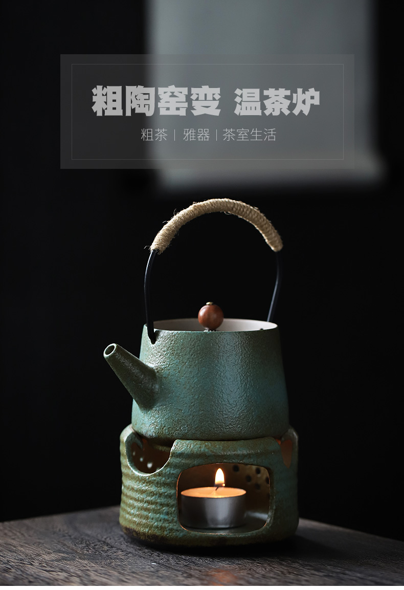 Ceramic tea stove temperature restoring ancient ways Japanese creative based heat insulation base up kung fu tea accessories tea stove