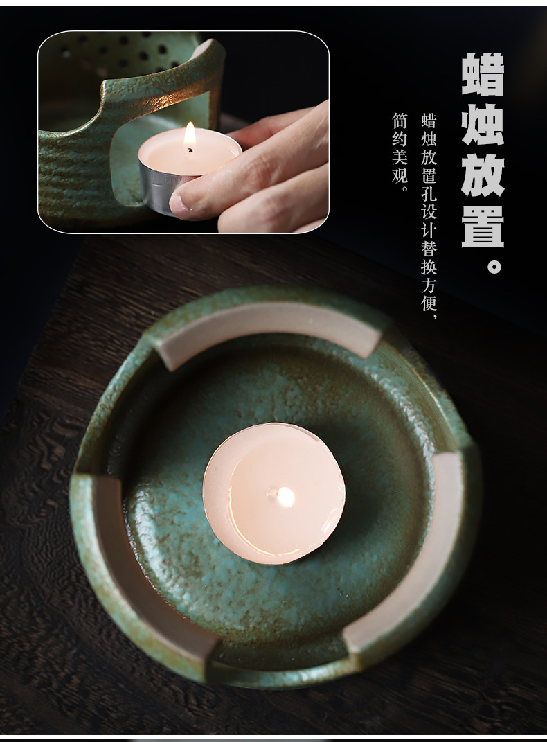 Is suing candles boiled warm the teapot tea exchanger with the ceramics heating teapot kung fu tea sets tea stove Japanese tea pot