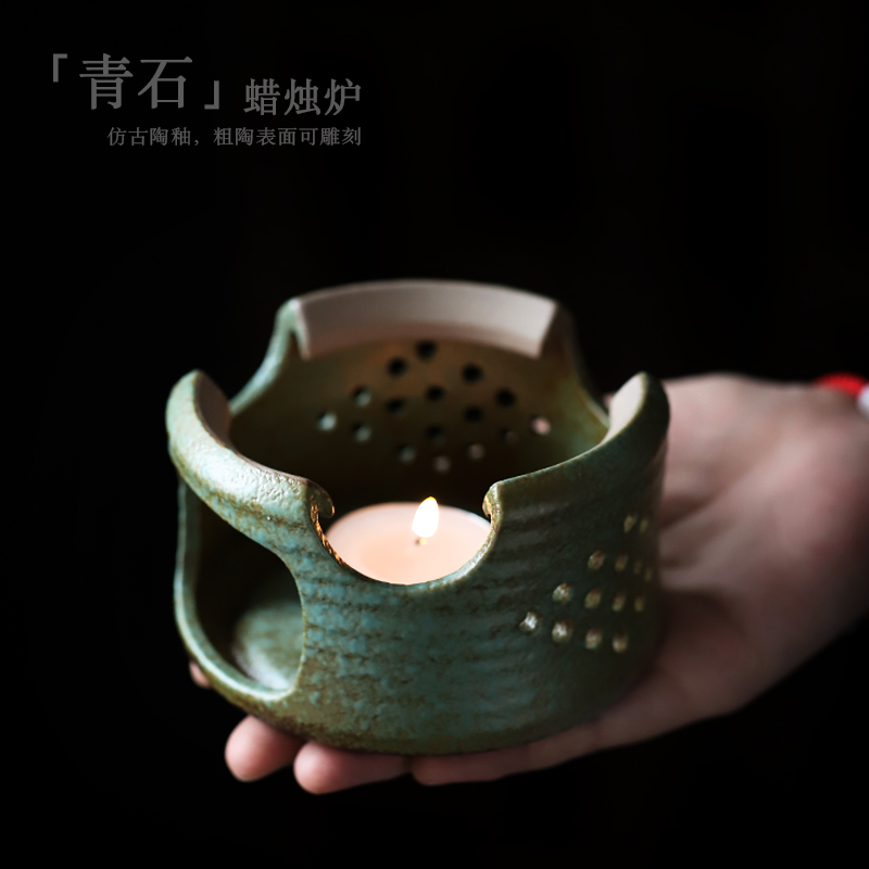 Ceramic tea stove temperature restoring ancient ways Japanese creative based heat insulation base up kung fu tea accessories tea stove