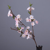 Yongyue home simulation cherry blossom bouquet multi-fork home decoration set decoration flowers fake flowers Wedding flower arrangement peach flowers dry branch flowers