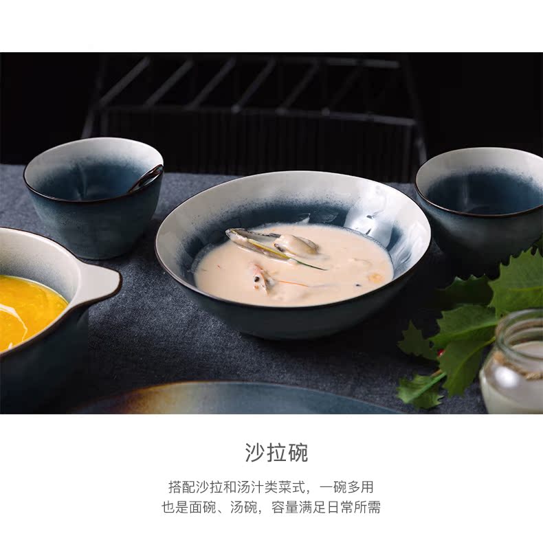 Ceramic tableware suit ins web celebrity tableware move northern dishes dishes wedding gift sets