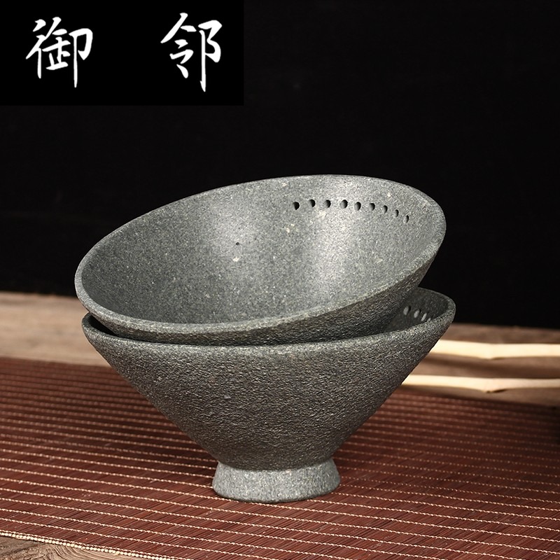 Yq natural stone hat to bowl of Japanese zen large household rainbow such as bowl bowl kung fu tea set tableware