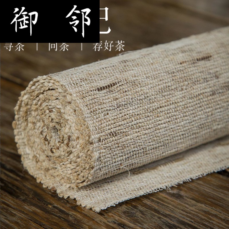 Pure manual than grass cloth ramie tea table ecru overall traditional hand - made by tea table cloth