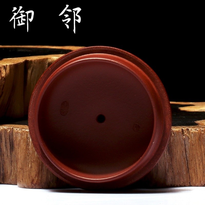 Pumpkin yixing purple sand cup suit undressed ore dahongpao all hand take cover cup of creative move tea cup