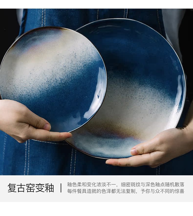 Ceramic tableware suit ins web celebrity tableware move northern dishes dishes wedding gift sets