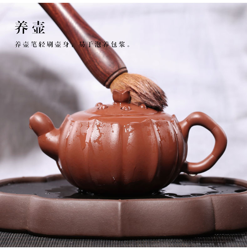 Zw it undressed ore mud zhu pure manual zhi - gang cao lotus lotus seed pot