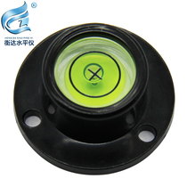Plastic flange gradienter high precision horizontal bubble portable universal level bubble bead with mounting hole level gauge