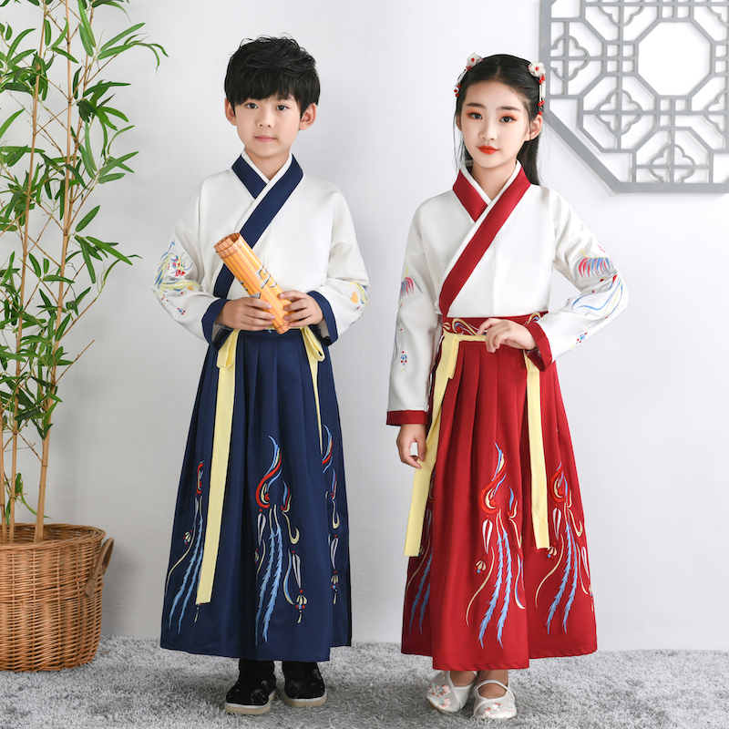Childrens ancient Chinese clothing Chinese traditional school dress