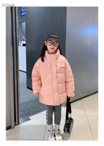 2021 winter new Korean version of the big childrens 90 white duck down wash-free bread down jacket trendy girl 18052