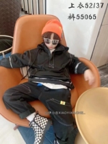 22 Childrens New Products Boys Fleece Casual Hooded Sweater Childrens Big Kids Comfortable Workwear Top Trend 52137