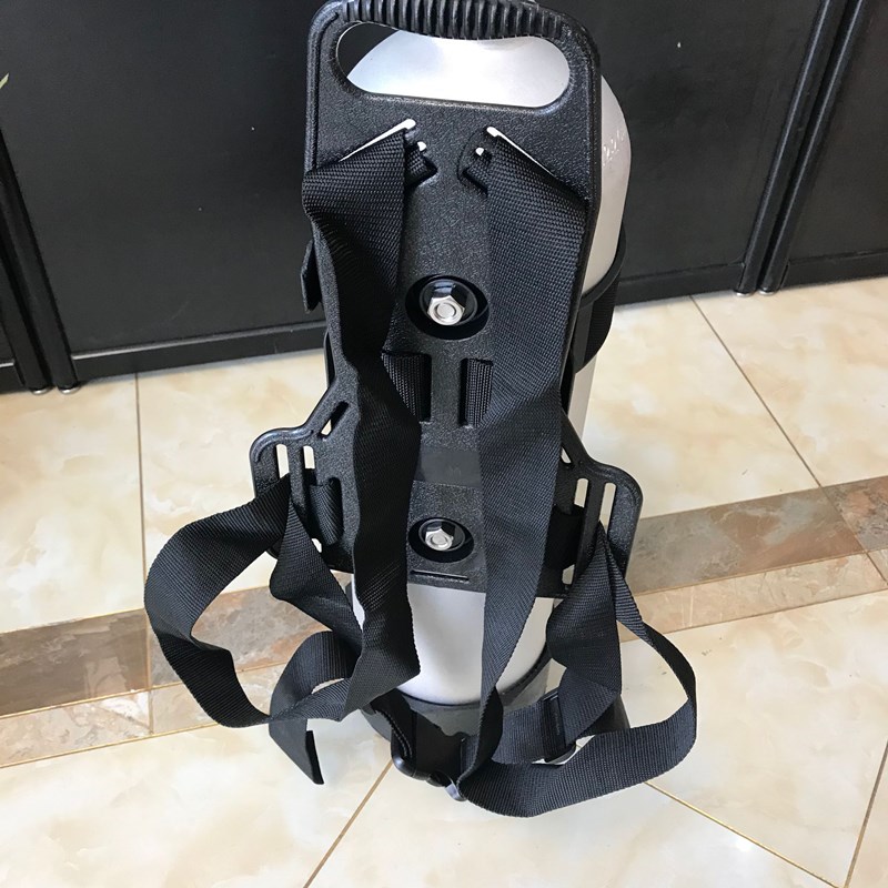  Diving bottle back drag Gas cylinder back frame Gas cylinder holder Diving backplane Diving diving accessories