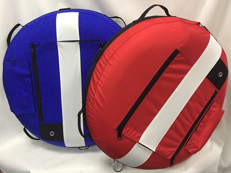 Professional Free Diving Float Folding Safety Diving Buoy Float floating SMB Round Boat Surface Signal Ball